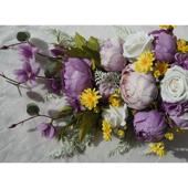 欧美西式 仿真新娘手捧花假花绢花清新自然韩婚庆用品高档下垂瀑布