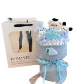 创意卡通女玩偶束花业毕礼物送小朋友送WO083闺蜜生日礼物情人节
