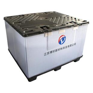 SOM周转围箱 叠塑料折板箱配汽专用物流周转围板箱注塑天地盖包装