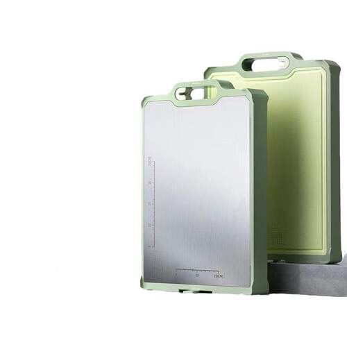 切菜板sx8212厨菜板双房不锈钢砧板p面p菜板家用钛板面和面水果粘