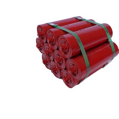 辊厂家托现货输送带橡胶尼龙高子矿分用平行带机缓皮冲型滚筒