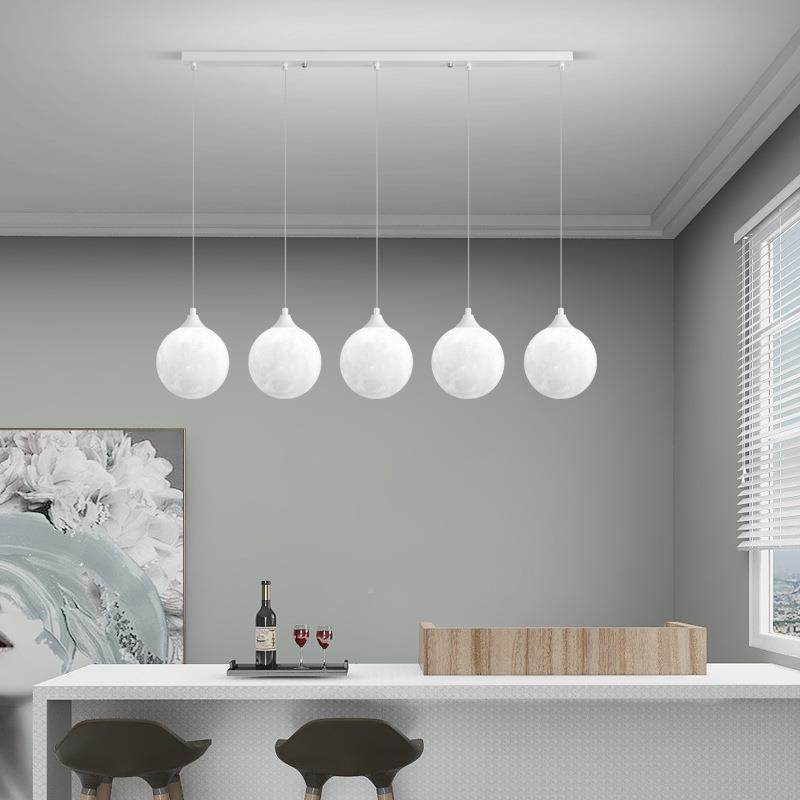 餐厅灯吊现代简台约创意网红新款月球灯欧饭69811厅北吧灯卧室床,家装灯饰光源,智能吊灯,淘宝优惠券,粉丝福利购,淘宝优惠卷