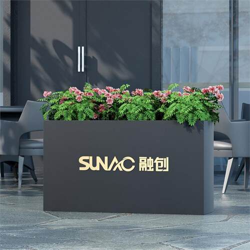 长方形花箱花坛售楼酒店别墅花槽树箱广场公园学校街道种植箱