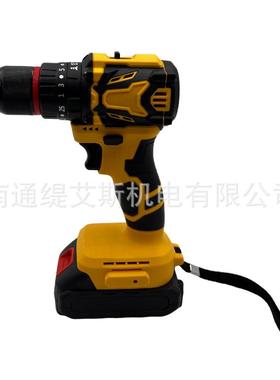无刷大扭力功多能击手电钻锂56056冲电钻家用冲丝击钻电动螺刀