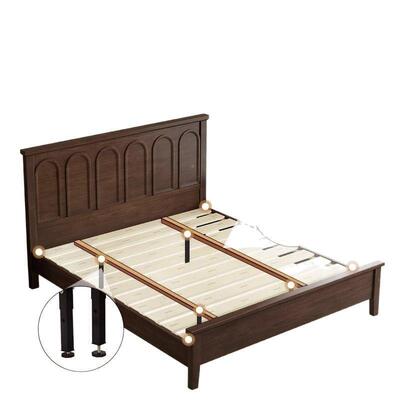 美式实米木床复1.81.5双人床51057平米古头床大床现代简约主卧婚