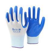 鼎N518丁腈维修机械劳气保弘耐挂磨带胶皮透尼龙防水劳动干活手套