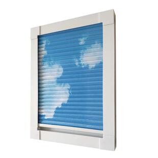 动蜂巢帘家阳光房厂遮阳手动推拉全遮光台隔阳办公室窗热天窗自动