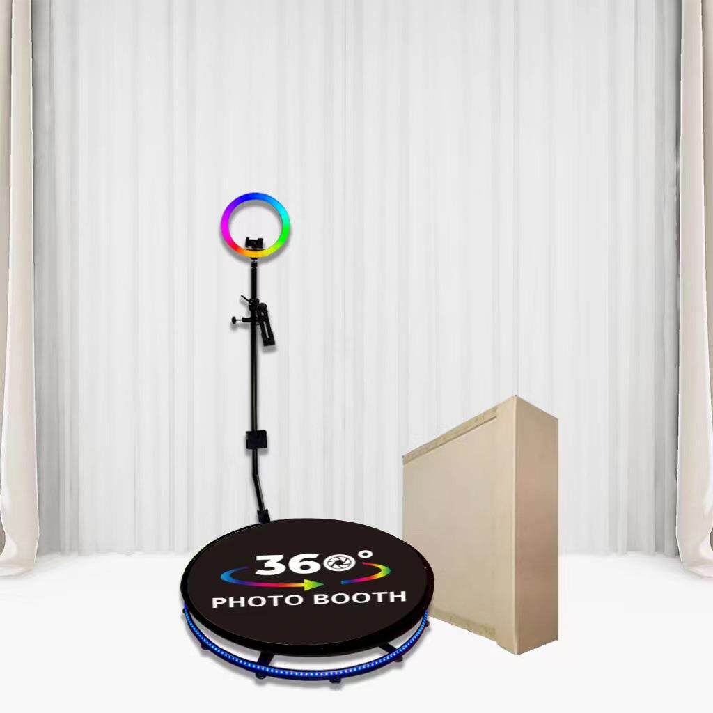 环绕拍摄舞台厂源头工360度相照亭拍旋转RBF台360photo环booth转