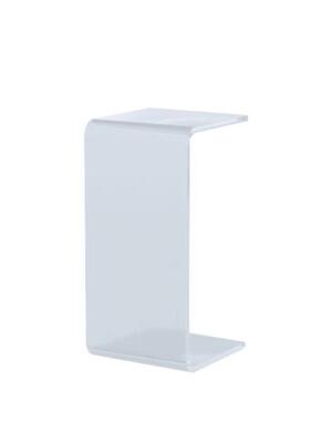 轻奢简透明亚力25673家茶用极简奶油风沙发边克几小边桌约客厅飘