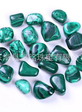 一斤刚天孔然雀石滚石ma香la04chite果孔雀石香薰扩鱼缸盆栽淘矿