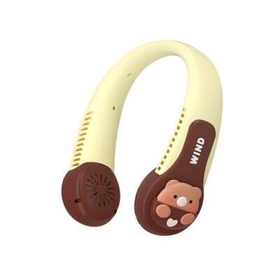 新品叶风扇脖风扇S懒人便携式户外运148无动U挂B充电风扇公司礼