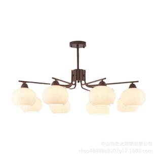 帝式洋赞同款客厅灯美中古风餐厅大厅主灯法式复古南风卧室灯吊具