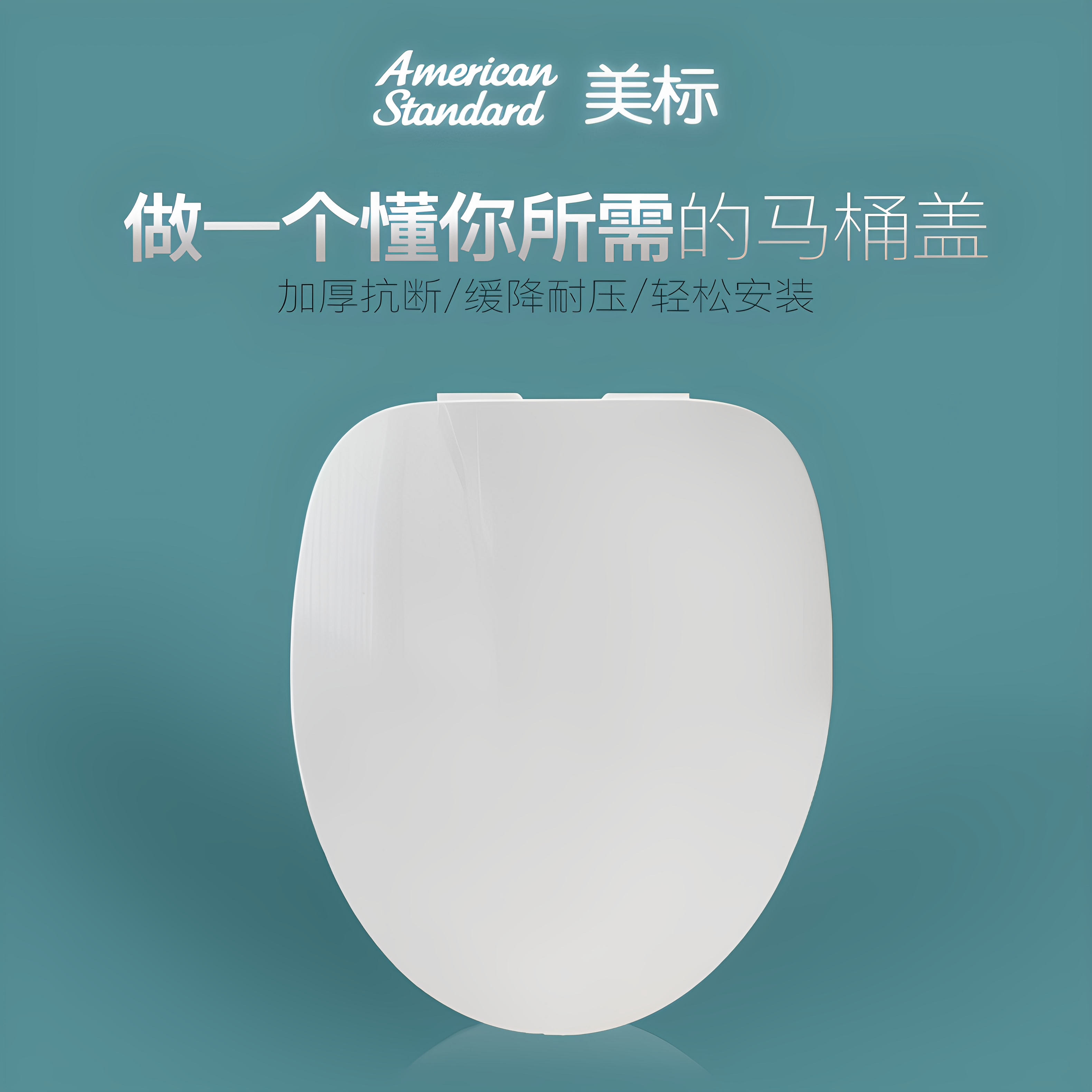 美标马桶普通盖板多型号通用