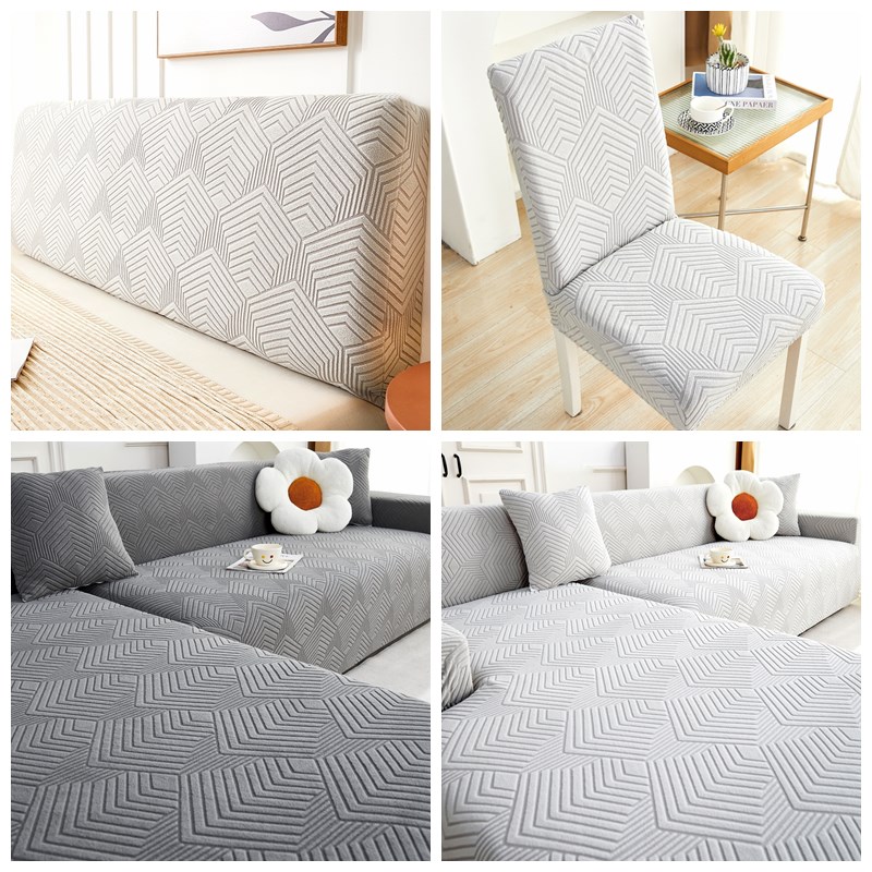 2023加厚弹力万能沙发套罩全包一体式梳化笠垫盖U布三座贵妃高级