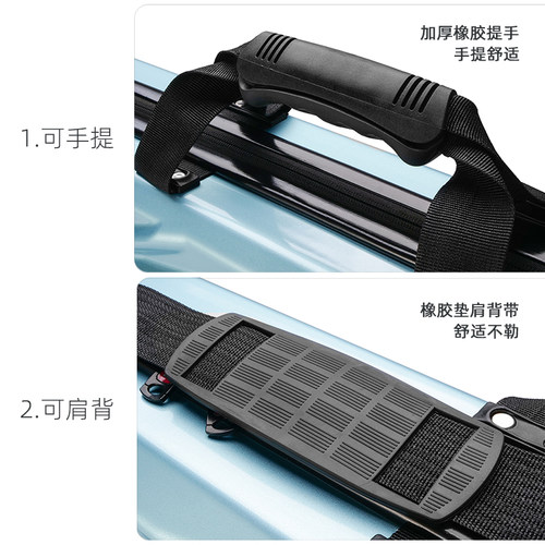 自由潜长脚蹼托运箱潜水包装w备箱盒 脚蹼箱 脚蹼包大尺寸加厚材