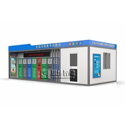 智能垃圾分类房感应垃圾箱回收房全G自动智能垃圾分类清洁屋厂家