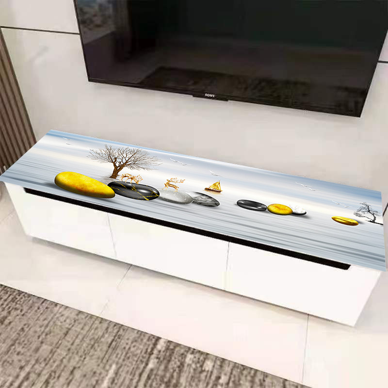 电视柜桌垫皮革i桌布防水防油盖巾数码印花不透明长方形茶几防尘,居家布艺,桌布,淘宝优惠券,粉丝福利购,淘宝优惠卷