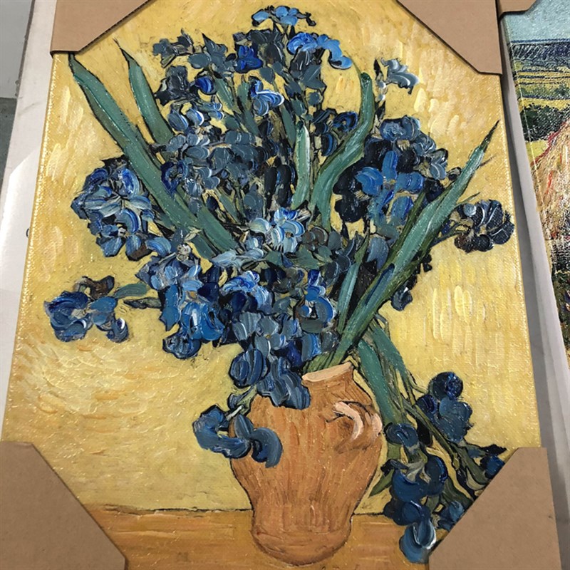 艺术微喷亚麻油画布添笔s打印写真油画画芯加笔照片打印手绘装饰