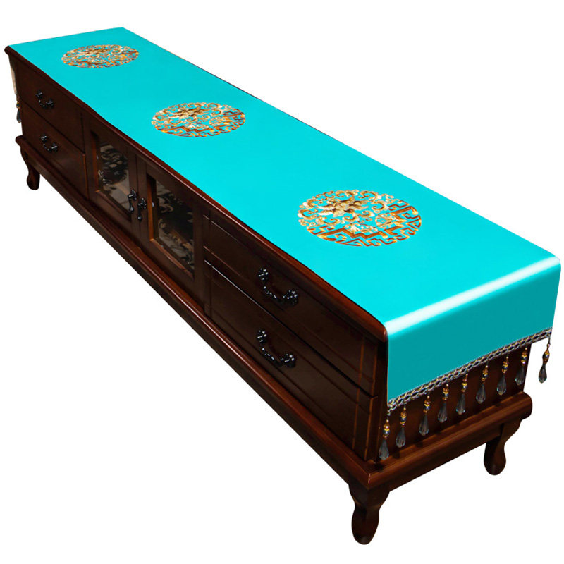 中式电视柜盖布h防尘台布艺桌旗长方形家用餐桌垫防水防油茶几桌,居家布艺,桌布,淘宝优惠券,粉丝福利购,淘宝优惠卷