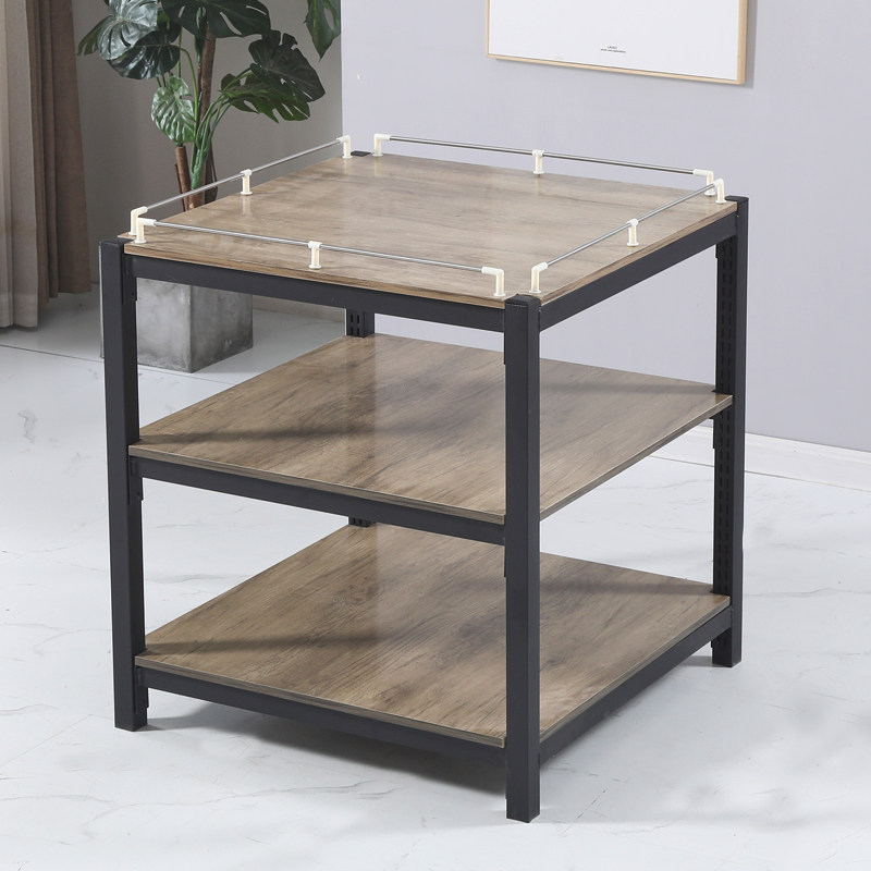 超市堆头货架钢木食用油促销台加厚牛奶I地堆架三层饮料礼品展示,商业/办公家具,促销架/促销车/摊位架,淘宝优惠券,粉丝福利购,淘宝优惠卷