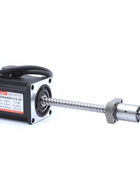 60/80交流400W/p750W伺服滚珠丝杆直线电机套装直线丝杆高转速马