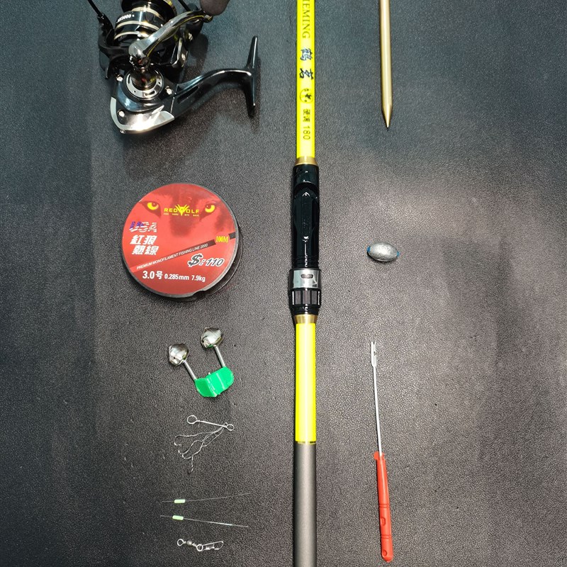 伸缩软尾小矶竿矶钓陶瓷大导环滑N漂筏竿碳素筏钓套装