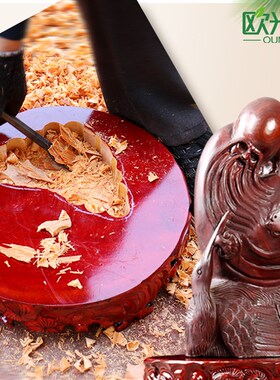 b073奇d石底座加大石头木座子圆形纯实木可挖槽鱼缸摆件底座工艺