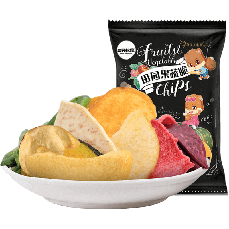 三只松鼠_田园果蔬脆非膨化