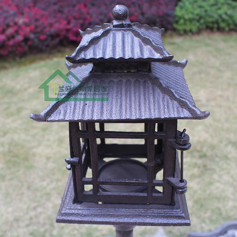 铸铁工艺品高品质复古宫廷立杆烛台/路引蜡烛台蜡台庭院摆设品