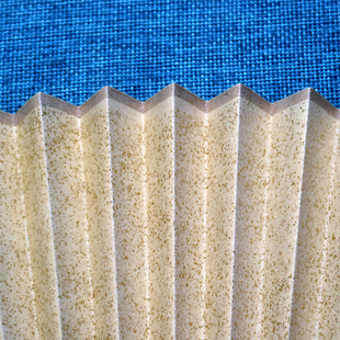 7寸寸9寸9.5寸彩色手工洒金折扇扇面墨绿红蓝黑色超薄空白备用