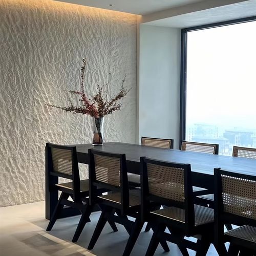 U轻质文化石星月石*米弯曲仿真石材岩板室内外花园背景