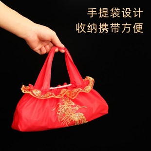 红伞折叠结婚用新娘伞接亲出门婚庆婚嫁大红色伞婚礼出嫁陪嫁婚伞