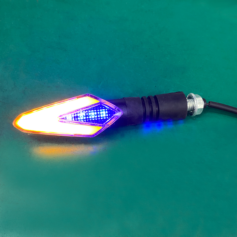 电动车方向灯8/0V螺丝款LED灯左右方向灯高亮电动三轮车转弯灯