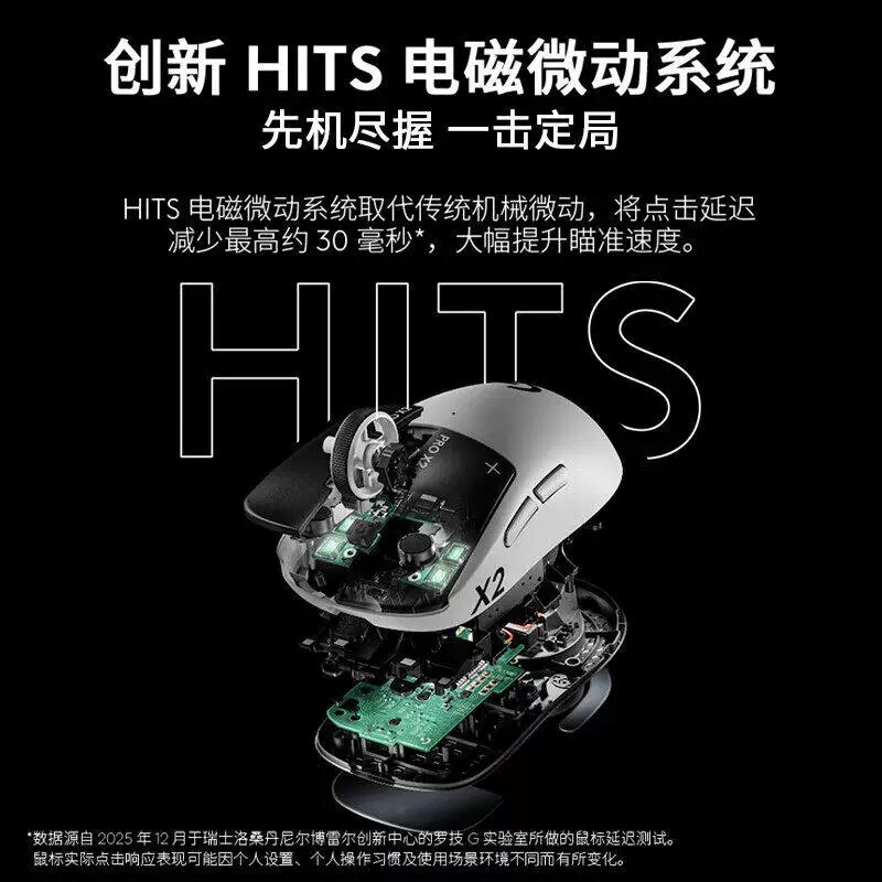 罗技GPW58K电磁微动无线鼠标