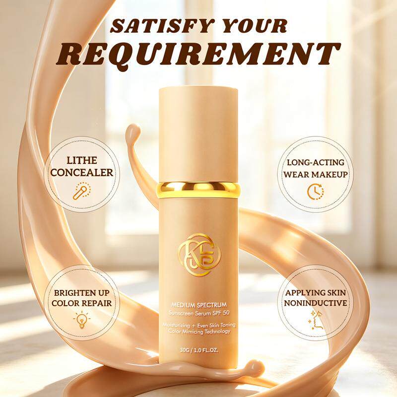 外贸现货PURE变色粉底液Color Changing Foundation英文包装现货