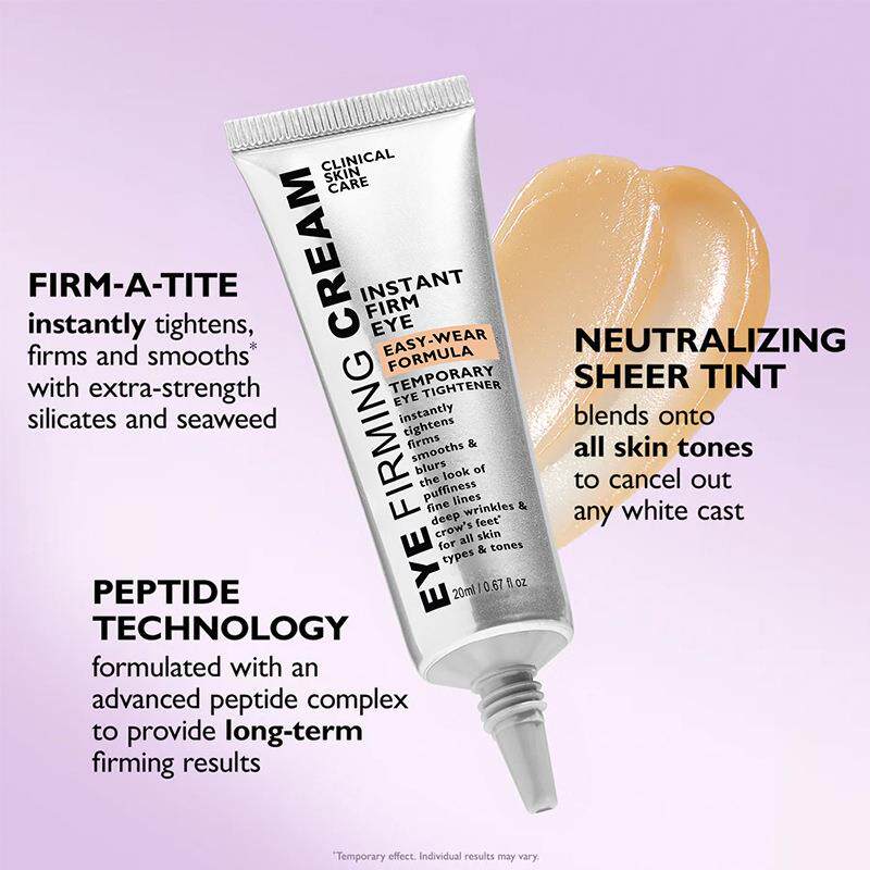 跨境英文版抗皱眼霜Eye Firming Cream即时紧致眼霜带刷子