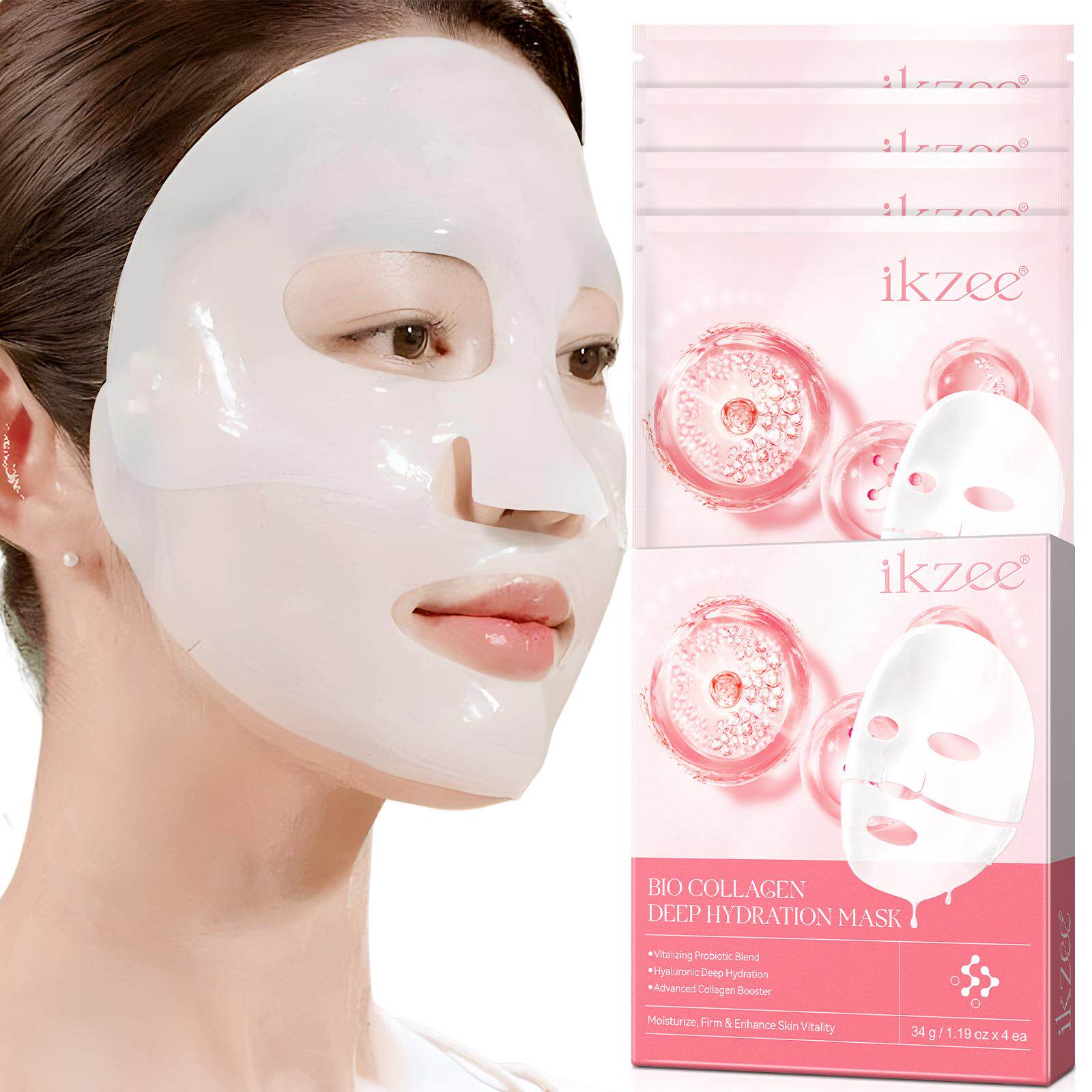 ikzee胶原蛋白贴片面膜COLLAGEN DEEP HYDRATION MASK