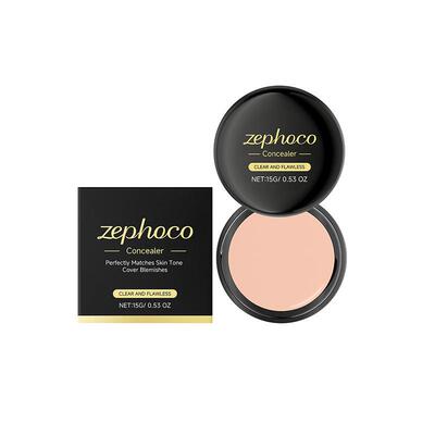 Natural Color Correcting Concealer for Women 遮瑕盘 柔焦持妆