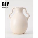 饰品 样板间家居室内花器装 栢嘉越 现代侘寂蝴蝶把手陶瓷花瓶摆件