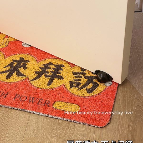 龙年丝圈入户门垫进门地垫门口脚垫红色地毯耐脏免洗免打理垫子
