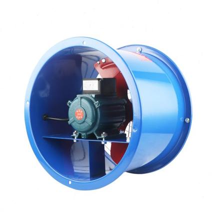 SF低噪音轴流风机220V家用厨房圆筒管道强力排气扇380V固定式风机