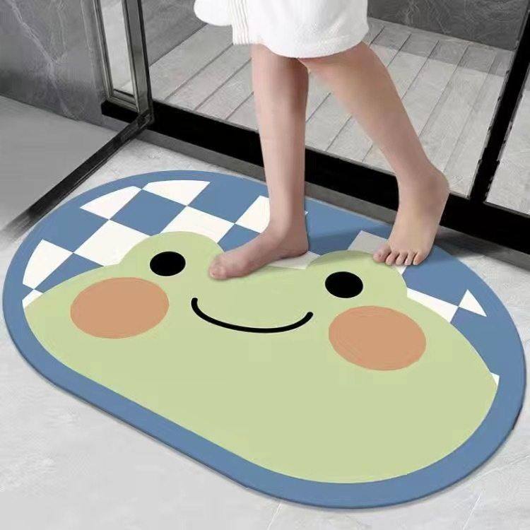 卡通浴室吸水地垫卫生间门口厕所洗手台防滑速干脚踩垫毯子可机洗,居家布艺,家用脚垫,淘宝优惠券,粉丝福利购,淘宝优惠卷