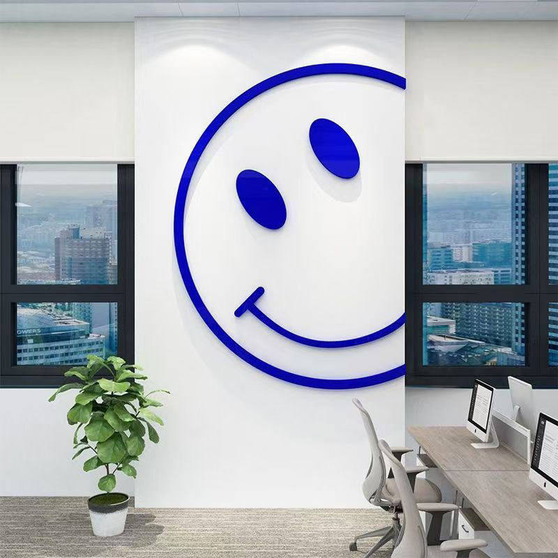 跨境墙贴网红克莱因蓝打卡拍照区布置奶茶店铺墙面装饰甜品,家居饰品,软装墙贴,淘宝优惠券,粉丝福利购,淘宝优惠卷