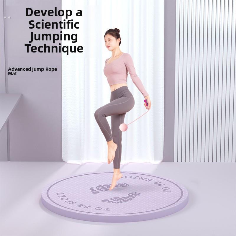 家用室内原位跑步垫超级慢跑台阶隔音减震垫防滑无声儿童跳绳地板