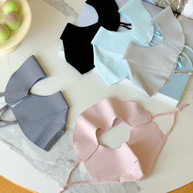 玻尿酸轻薄脸罩全脸防晒面罩防紫外线高颜值夏脸基尼口罩冰丝透气