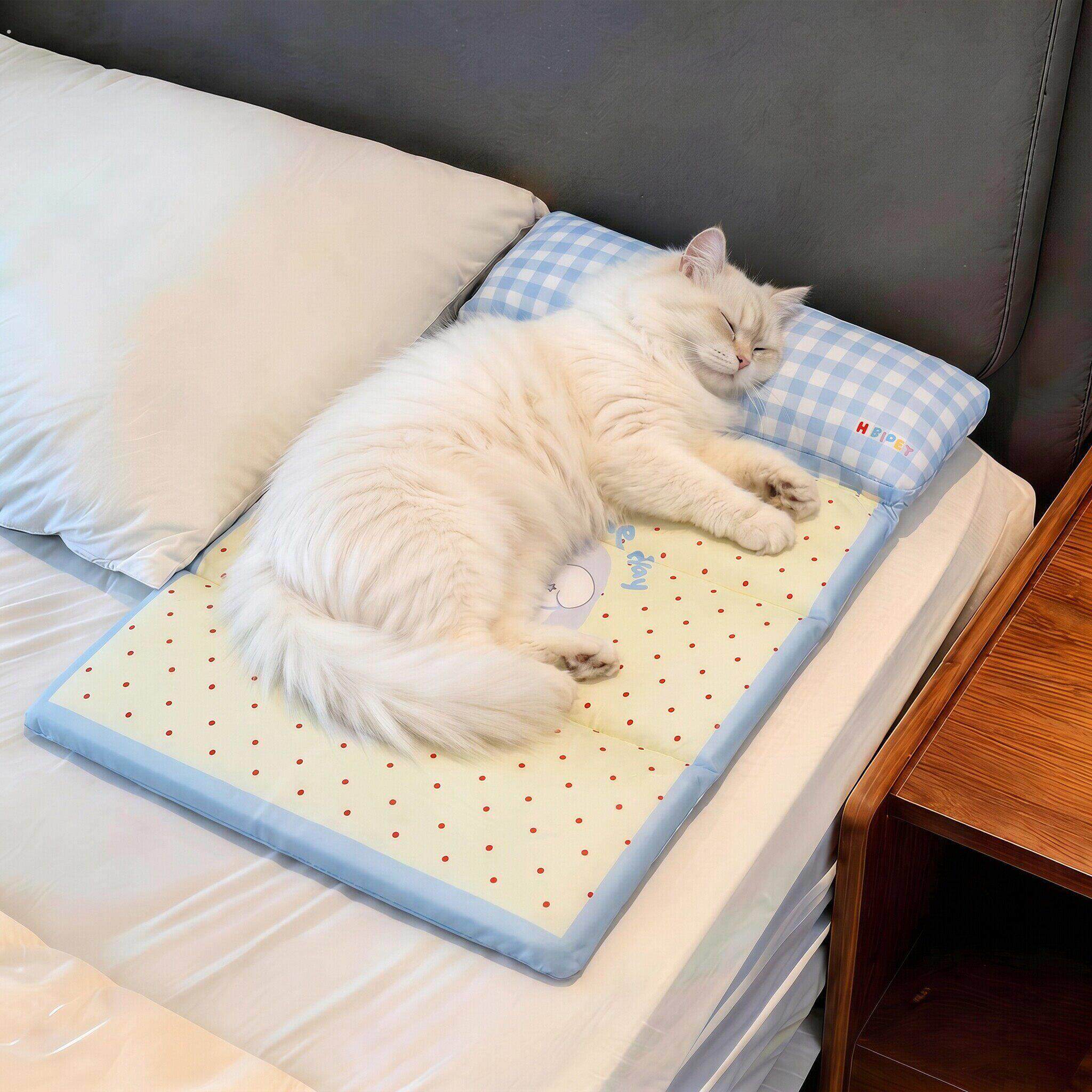 宠物冰垫猫咪垫子睡垫狗狗凉垫猫窝凉席垫夏天降温神器趴趴垫冰窝