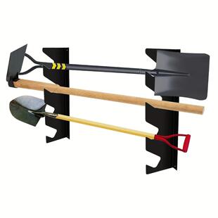 直销简易铁艺工具架上墙铁锹锄头园林工具收纳架工具展示架