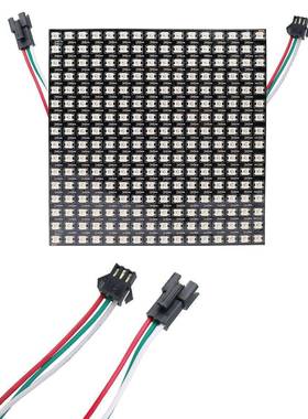 柔性全彩RGB像素屏WS2812BSK6812点阵显示屏8x3216x168x8