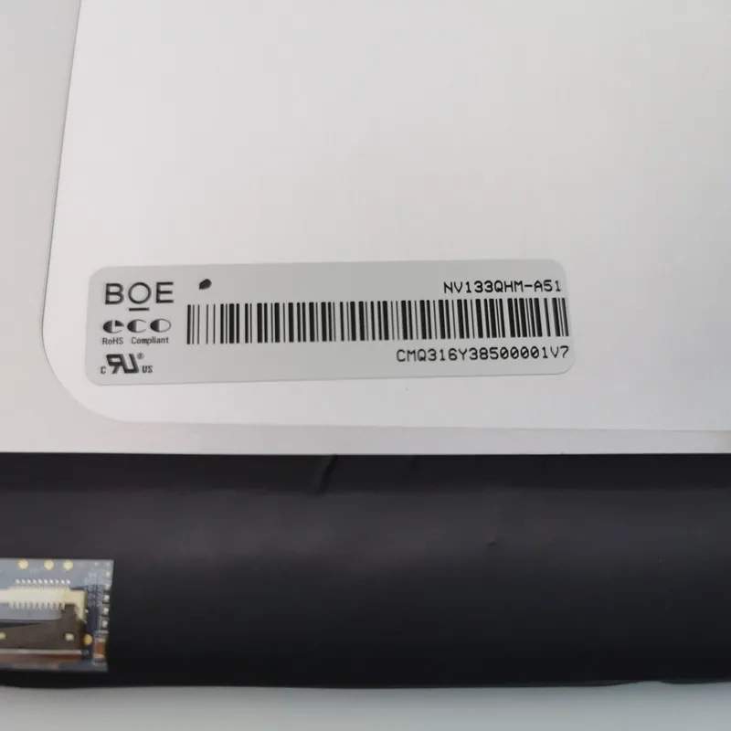 13.3英寸2K高清液晶面板NV133QHM-A51 2560x1440亮度400 cd/m