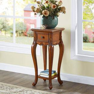 美式实木花架子客厅落地式盆景架欧式室外花架新款阳台置物架花几